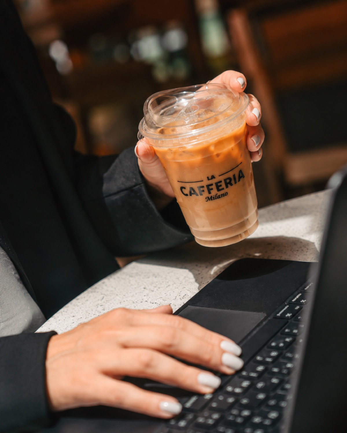 La Cafferia iced coffee